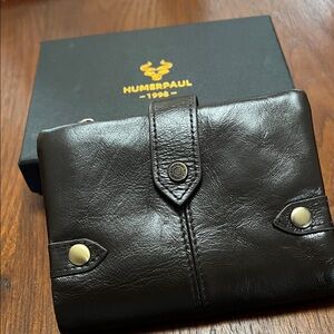 HUMERPAUL Dark Leather Wallet